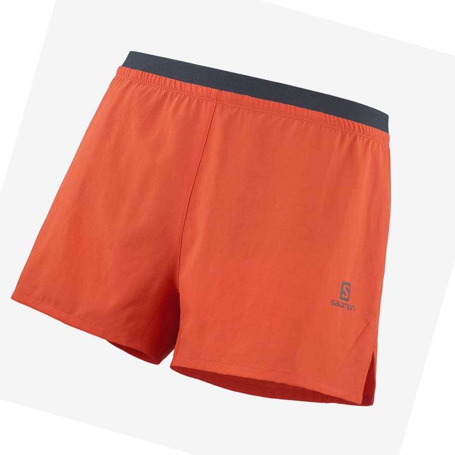 Bermudas Salomon CROSS 3\'\' Hombre Naranjas | MX 3174QMA